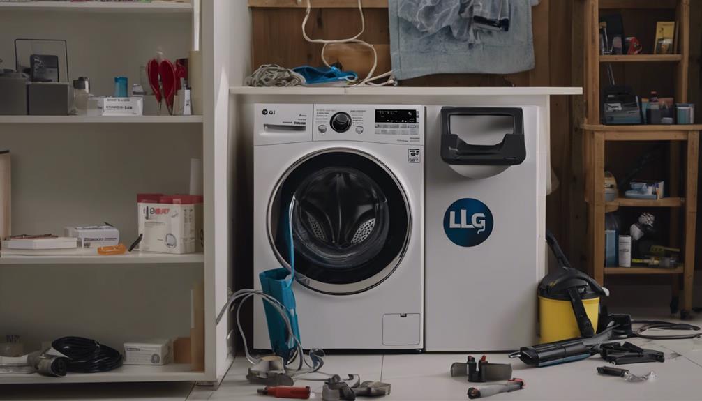 LG Direct Drive Washing Machine: identifying and resolving problems